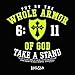 Whole Armor Christian Tee,Black,XX-Large