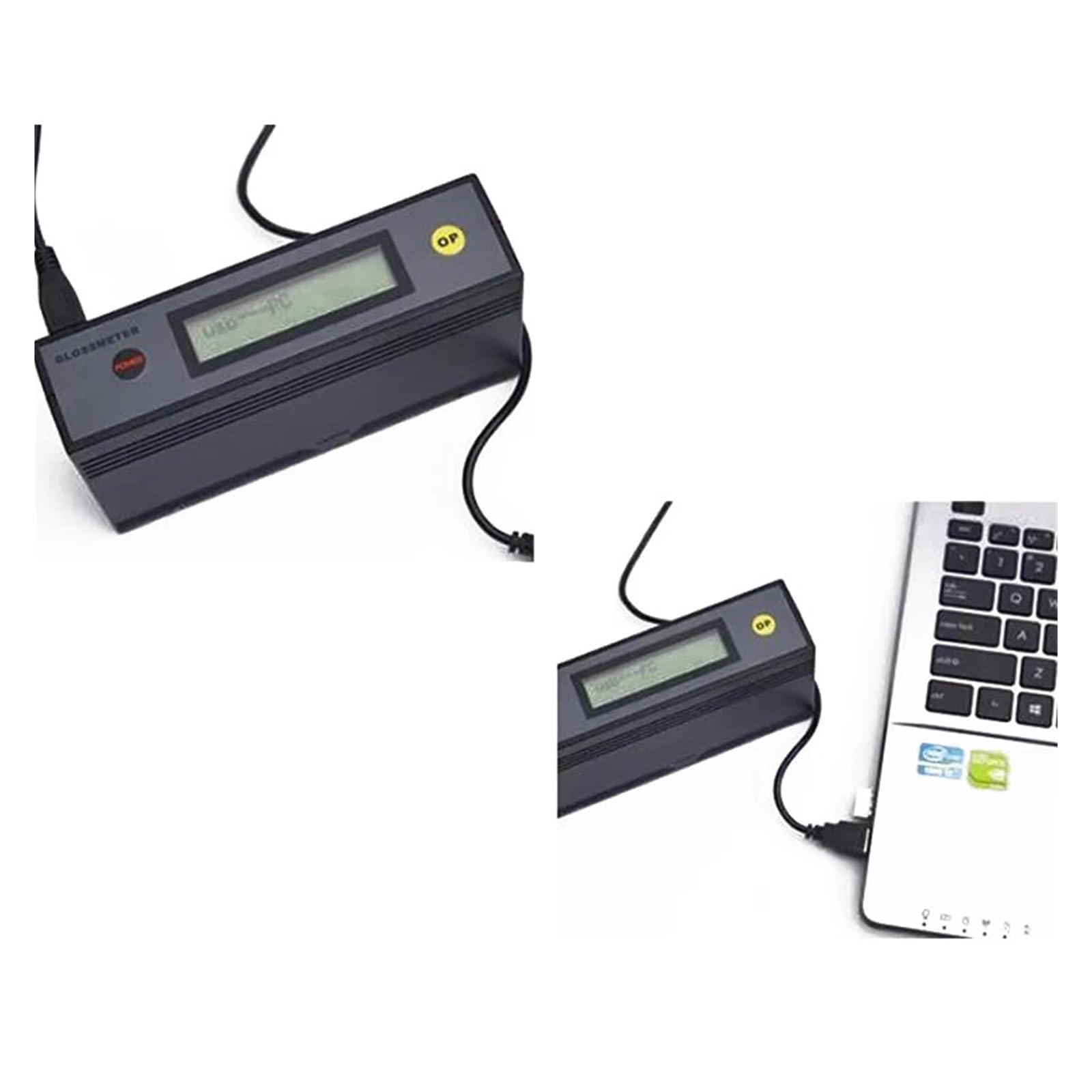 Brillómetro, ETB-0833 Autocalibración 20 grados 60 85 Medidor de brillo Probador 0-200GU 1.2Gu con USB