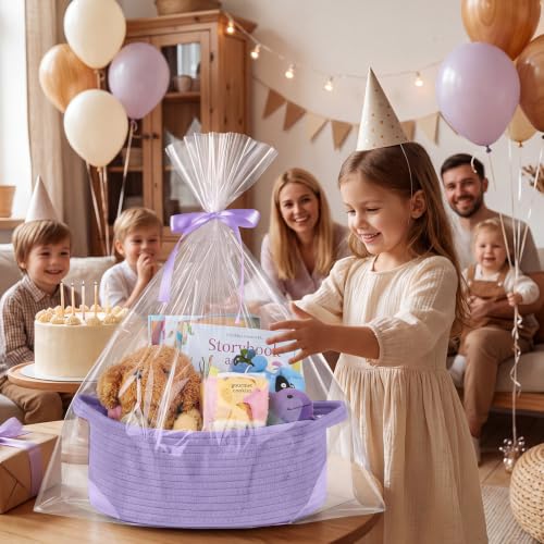 Image of woric Small Gift Baskets for Women Girl Birthday Woven Storage Baskets