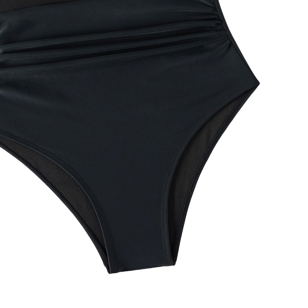 Femme Maillot Bain Femmes One Piece Maillots De Ventre Contrôle Costume Dames Haute Taille Vintage Plus Taille-noir-3xl