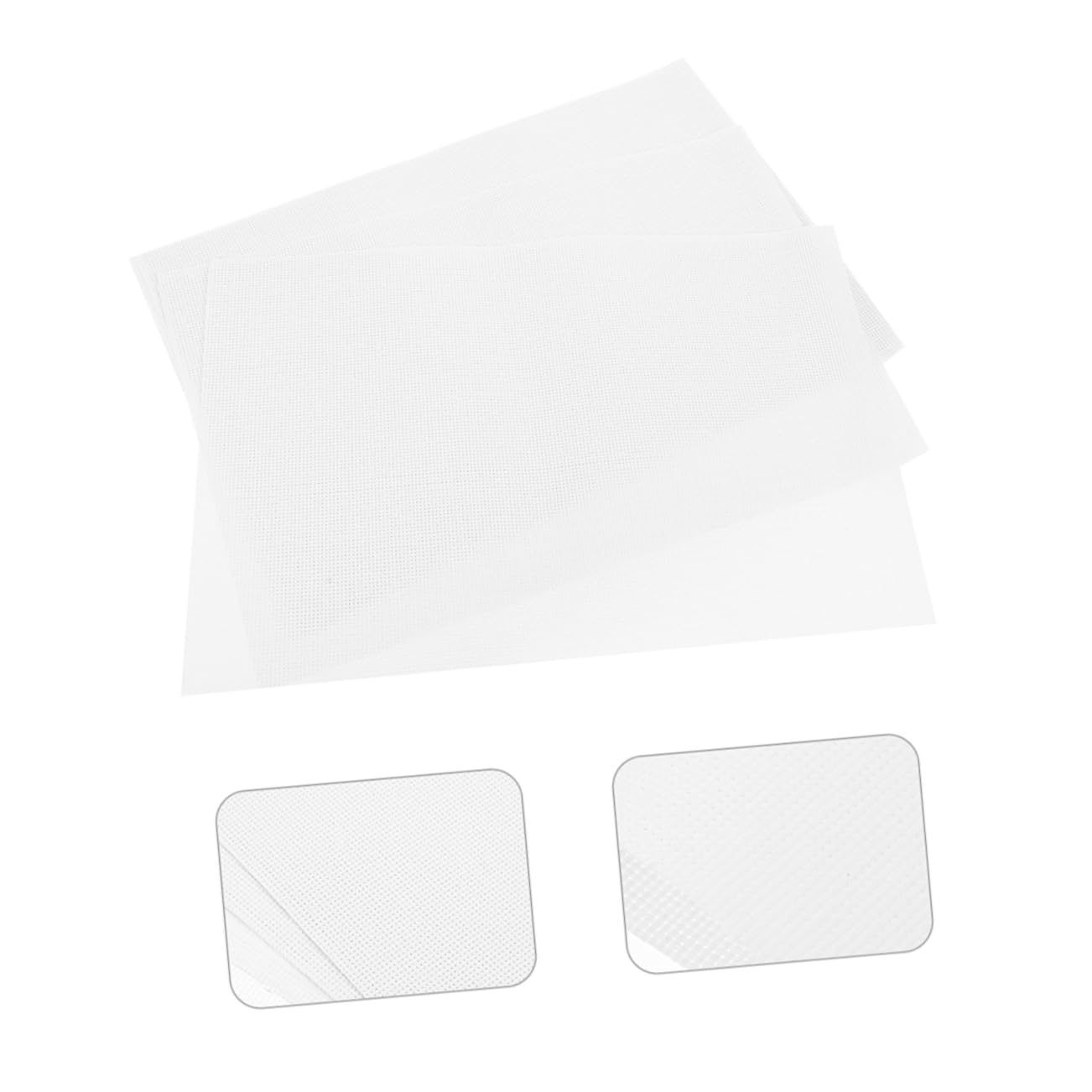 IWOWHERO Embroidery Fabric 10 Sheets Cross Stitch Embroidery Cloth for Stitching