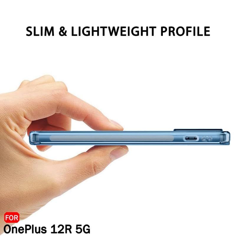 Image of Case Creation Brand - Mobile Cover for Oneplus 12 (Soft & Flexible Back Case), Transparent
