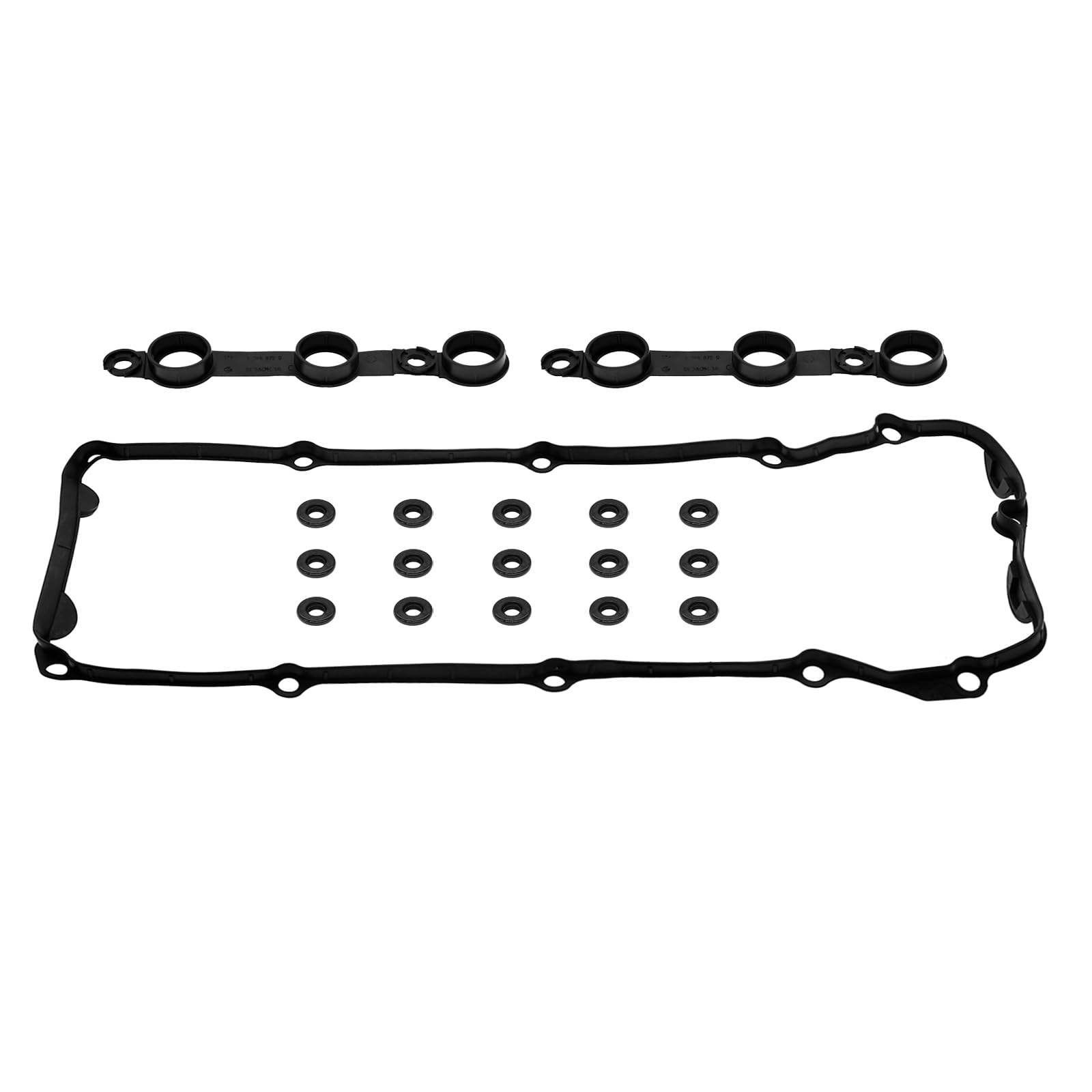 Engine Valve Cover Gasket Set M54 Engine 11120030496 Compatible with 2000-2006 BMW –E39 E46 E83 E85 325i 325xi 330i 330xi 525i 530i Z4 2.5L 3.0L