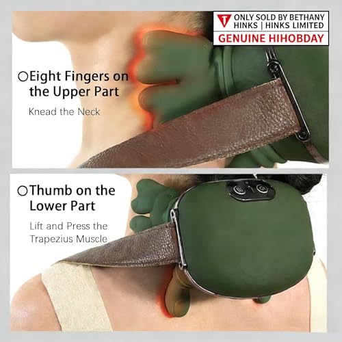 HIHOBDAY Neck and Shoulder Massager, Green - Image 5