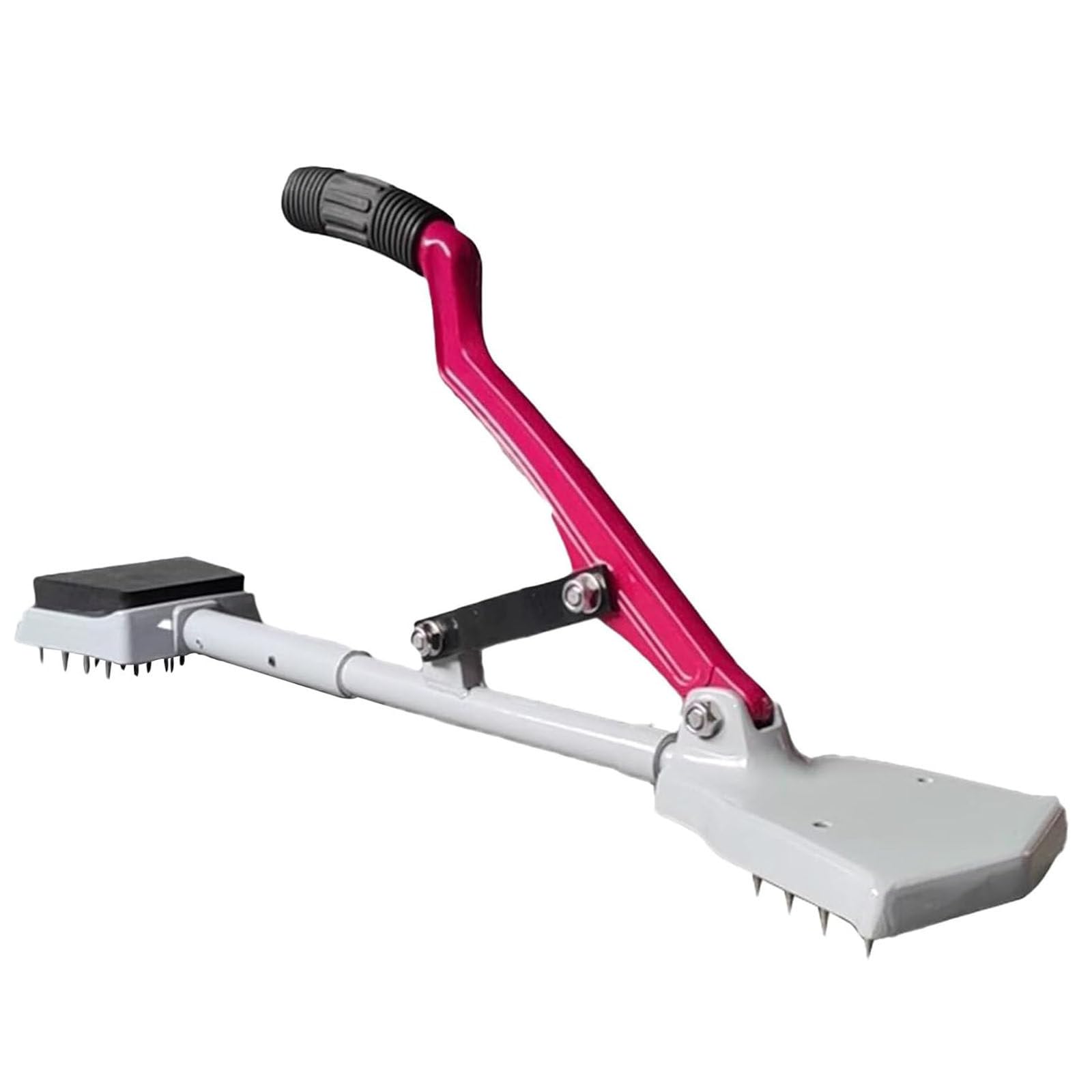 Kit de civière de tapis professionnel avec poignée télescopique et base rembourrée pour pose de sol