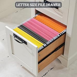 RedLemon 60" Farmhouse Executive Desk with Drawers, Wood Home Office Desk w/Charging Station, Keyboard Tray, File Drawer, Storage Cabinet, Rustic Computer Writing Desk (Antique White) RedLemon 60 Farmhouse Executive Desk with Drawers Wood Home Office Desk wCharging Station Keyboard Tray File Drawer Storage Cabinet Rustic Computer Writing Desk Antique White