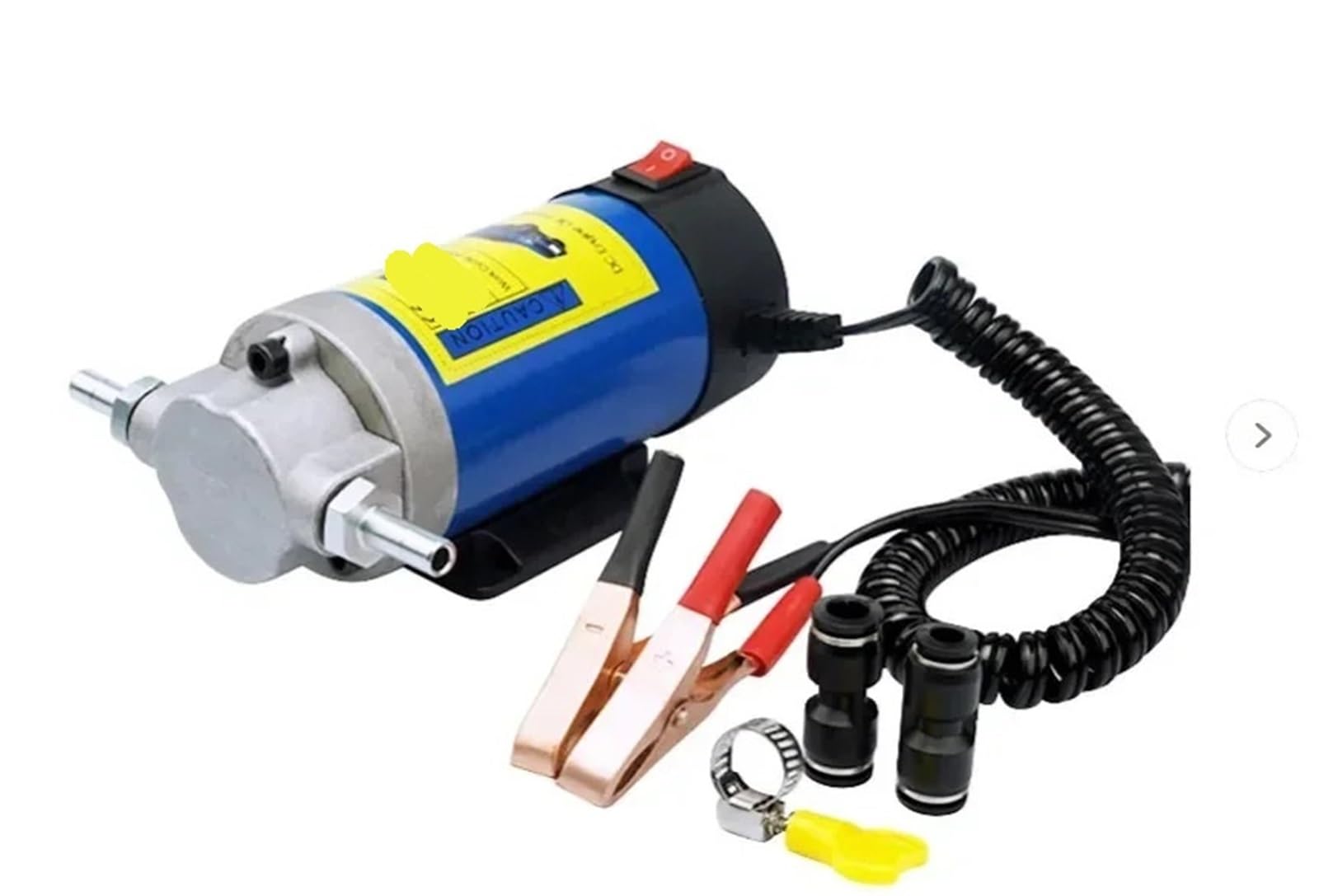 Pompa dell'olio Pompa elettrica portatile per trasferimento olio Estrattore carburante/diesel per auto, barca, motore - Strumento sifone con spegnimento automatico Extractor Aspirazione Della(24V)