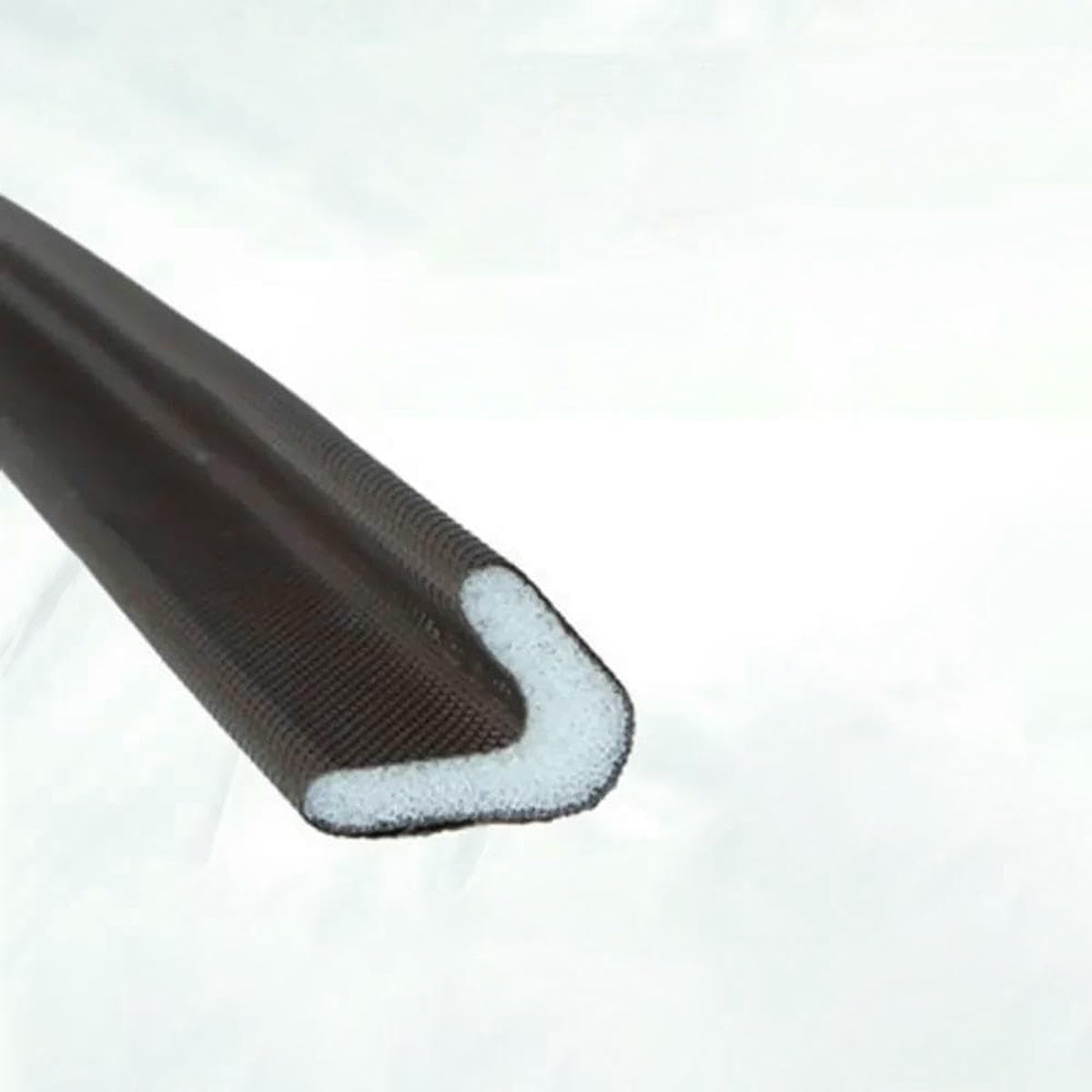 Yfshc V 3 5M Door Window Sealing Strip Soundproof Self-Adhesive Draught Excluder Foam Weather Stripping Door Seal Gap Filler