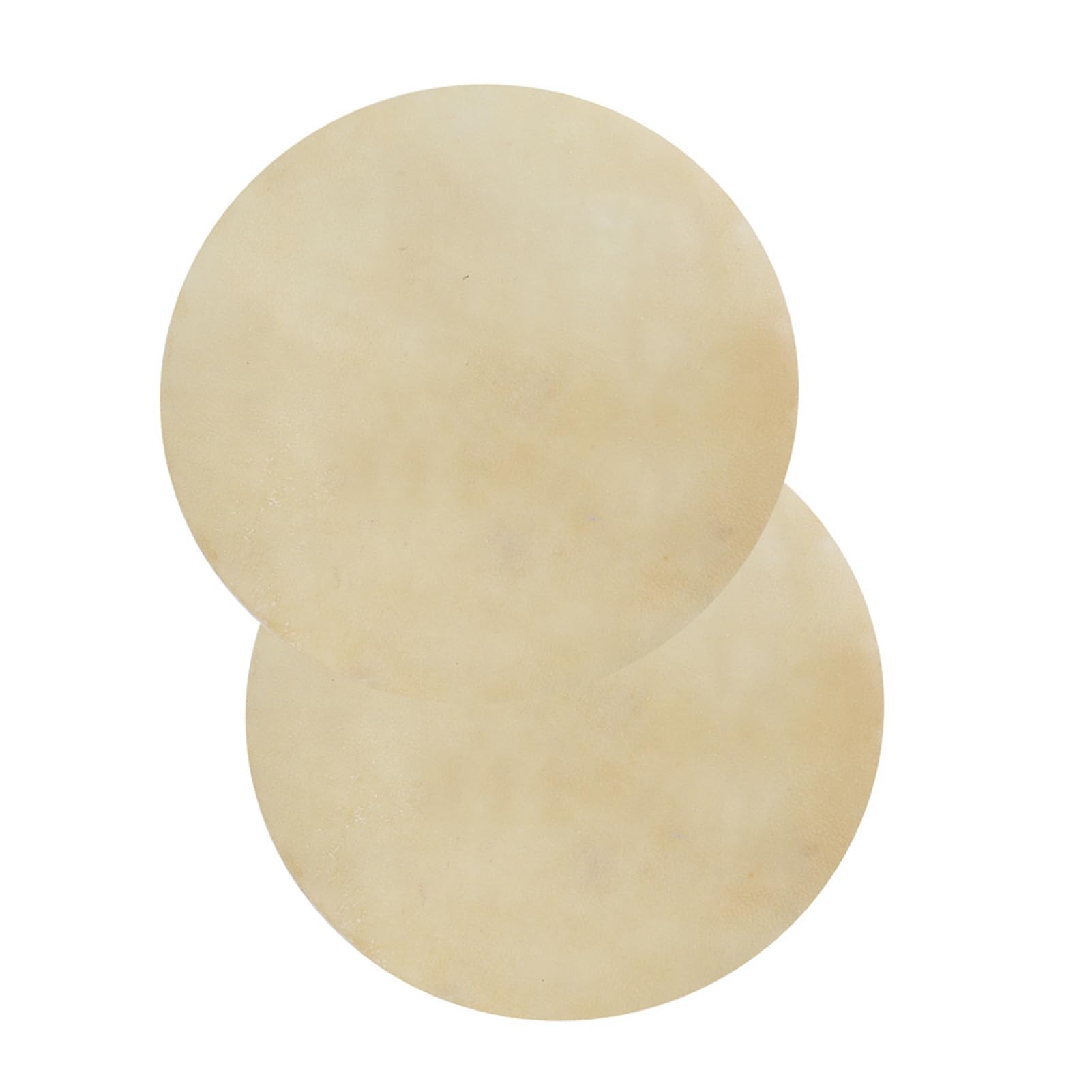 2pcs Drum Head Replacement Sheepskin, Consistent Clear Sound Accessory for African Bongo Drums, Long lasting Sound with Material of Sheepskin (9.0 inches)