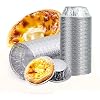 Sunsbell 250 stuks eiercakevormen wegwerpfolie bakjes muffinschalen ronde puddingschalen voor taart/taartvormen…