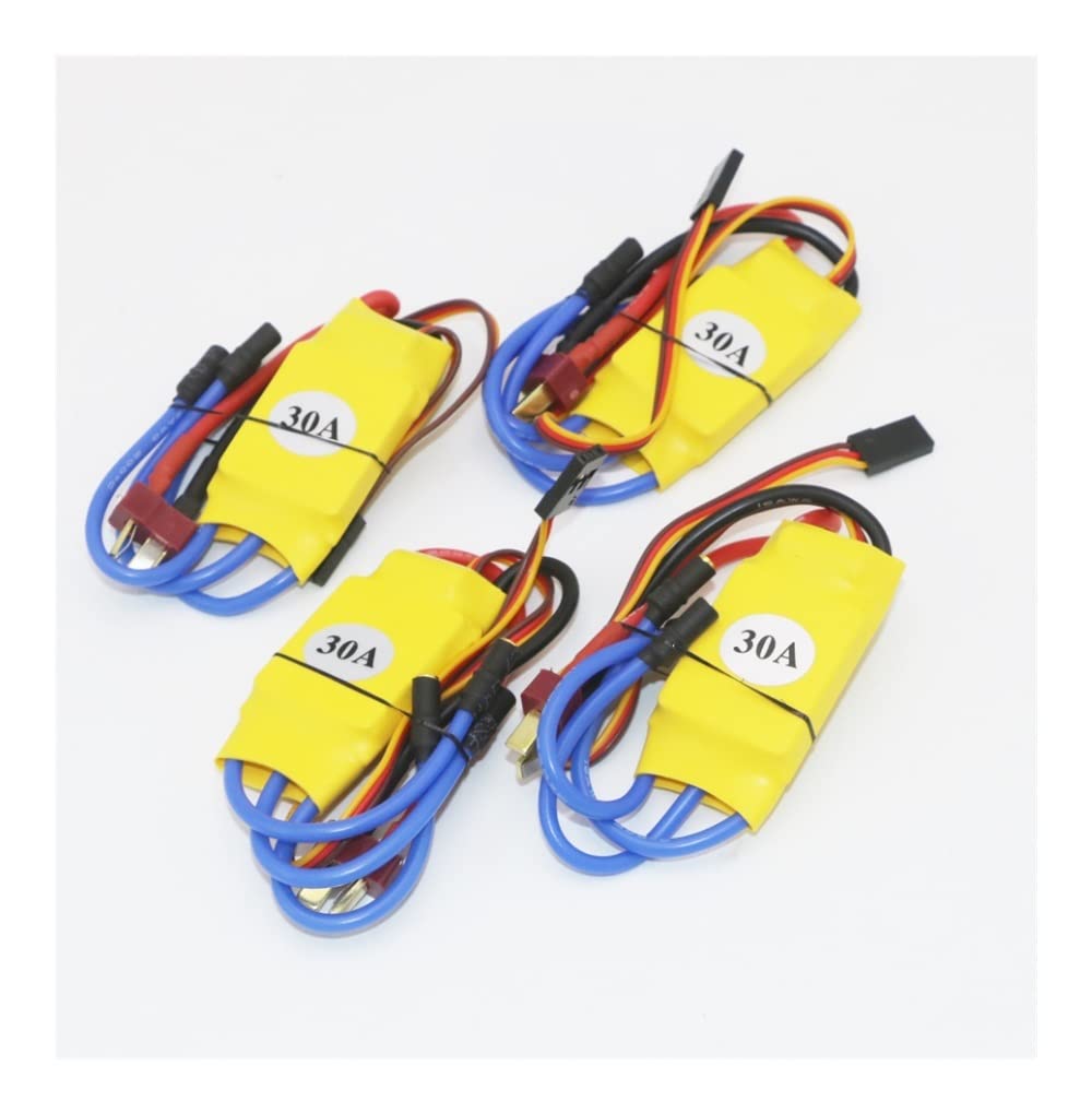 Accessoires pour hélicoptères RC For XXD HW30A ESC 4 pcs/lot 30A ESC Contrôleur de vitesse de moteur sans balais RC BEC ESC T-rex 450 V2 Hélicoptère Bateau for FPV F450 Mini Quadcopter Accessoires de