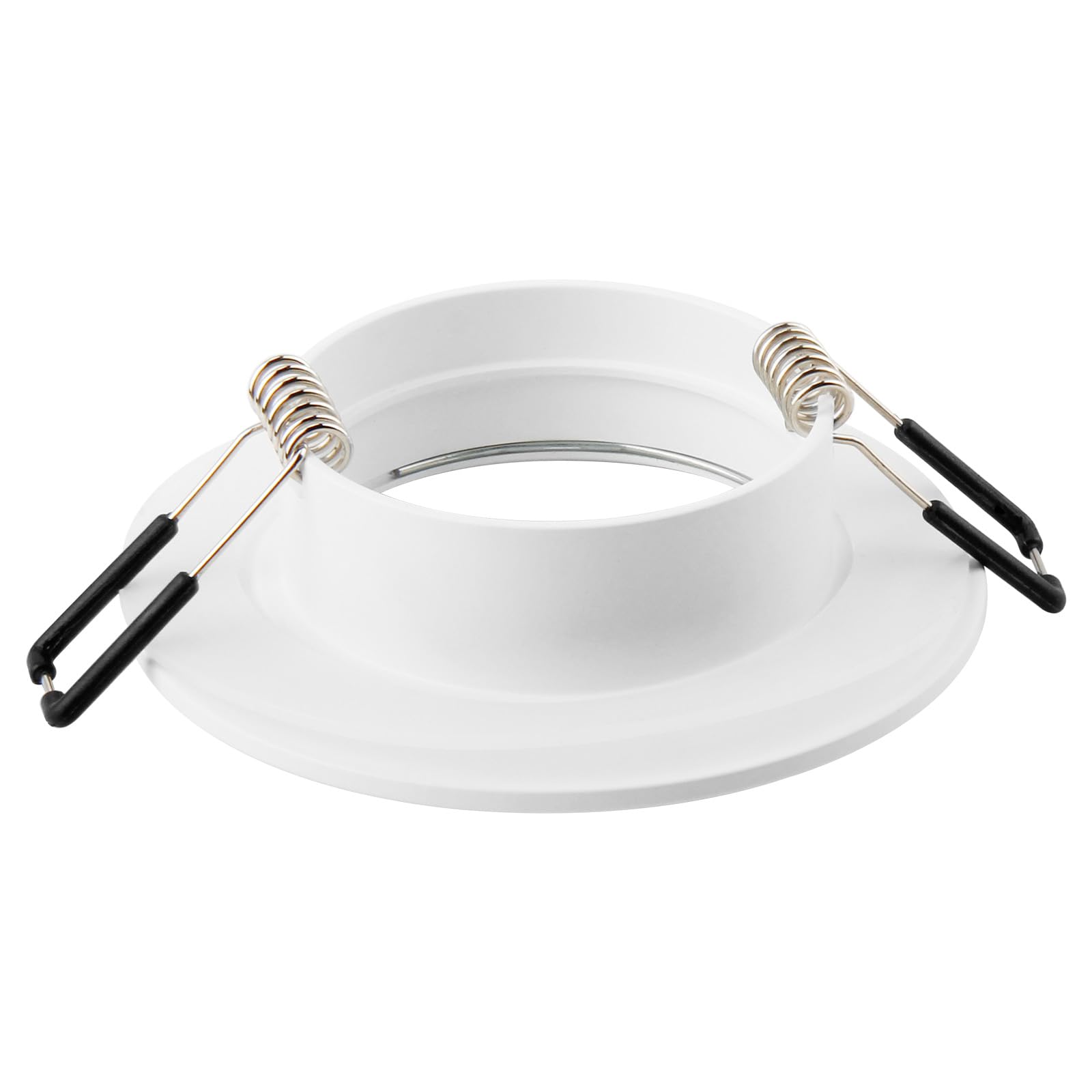 10er Einbaustrahler GU10 IP44 Aluminium Weiß Einbaurahmen DN-002