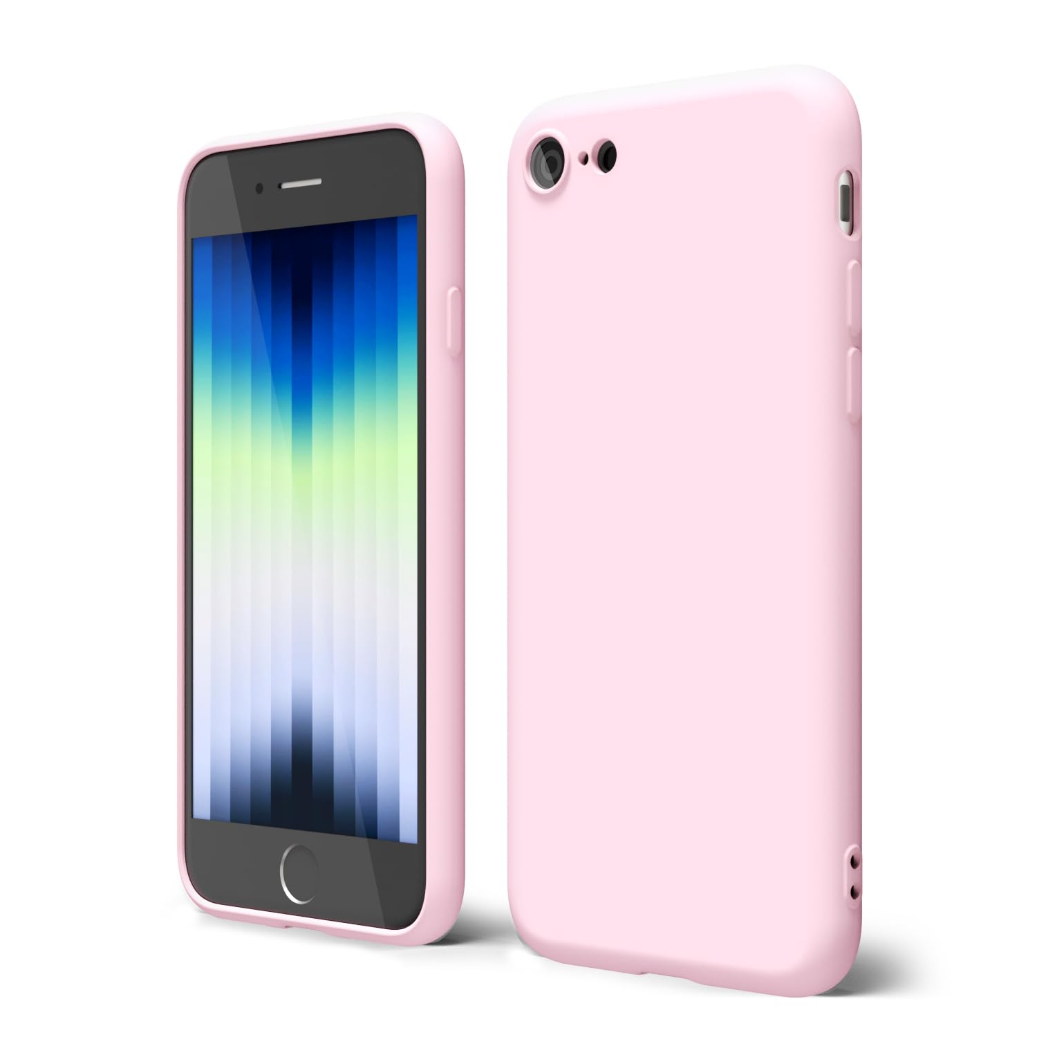 oakxco for iPhone 16 Pro Max Case Liquid Silicone, Soft Rubber Gel Elegant Aesthetic Basic Simple Cover, Cute Thin Slim TPU Matte Solid Color Plain Smooth Case for Women Girl, Light Pink — view 847