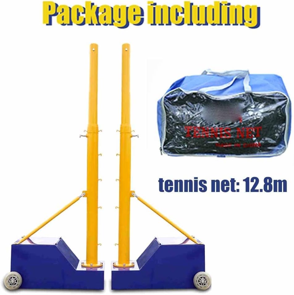 3 in 1 Volleyball Poles with Net, Volleyball/Badminton/Tennis Net Posts, Stable Counterweight Box (Color : Style 6, Size : 3.5-8ft) (Style 4 3.5)