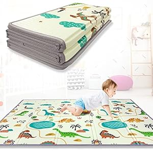 Baby Speelmat 180x200x1.5cm XXL Omkeerbare Foam Vloermat – Baby Speeltapijt – Zintuiglijke Ontwikkeling Speelkleed Cadeau Schatje