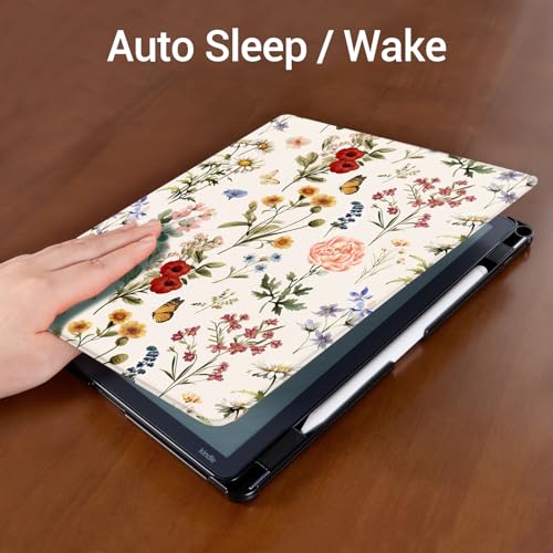 Image of CoBak Case for 11 inch Kindle Scribe 3rd Generation 2025, Kindle Scribe Colorsoft - All New PU Leather Cover with Auto Sleep Wake, Pen Holder for Scribe 11 inch 2025 Released