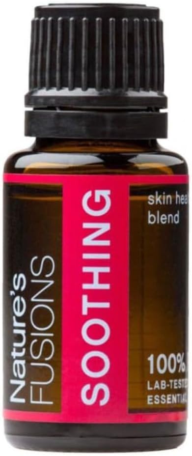 Nature's Fusions Soothing, 100% Pure and Natural Essential Oil Blend for Aromatherapy and Topical Use, .5 Fl Oz (Pack of 1) (15 mL)