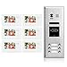 2Easy Video Intercom System 1726-N Entry System DK43361S-ID 6 Apartment Audio & Video Kit with 6 Monitor