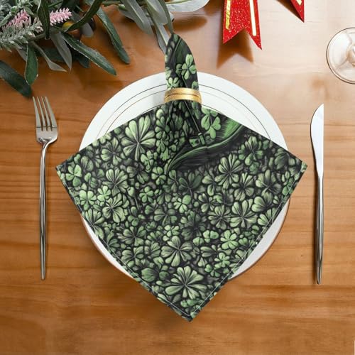 Set de 6 servilletas de tela cuadradas multicolor miniatura 2