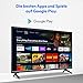 MEDION P13242 (MD 30042) 80 cm (32 Zoll) 1080p Full HD Fernseher (Android TV, Smart TV, HDR, Netflix, Prime Video, PVR, Bluetooth, Google Chromecast & Assistant)