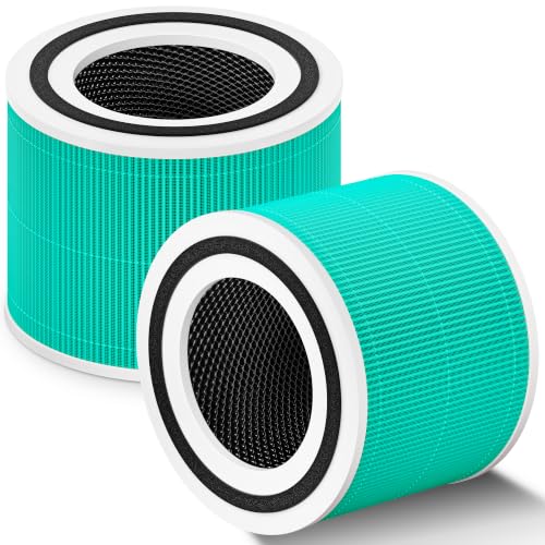 Image of 240 Toxin Absorber Replacement Filter Compatible with Puro 240 Air Purifier | 2 Pack 3-in-1 High-Efficiency Filter with Activated Carbon for Pet Dander, Odors and Smoke, for Home Bedroom Large Room