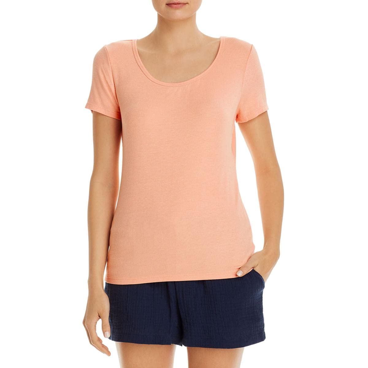 Three Dotswomens Scoop Neck Top T-Shirt