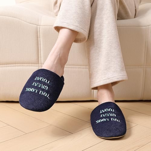 Pantuflas para mujer con espuma de memoria y puntera cerrada miniatura 7