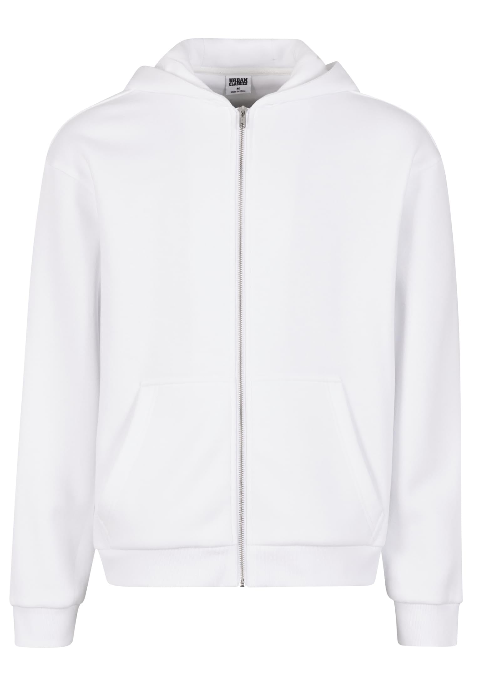 Urban Classics Herren Kapuzenpullover Fluffy Zip Hoody, Flauschiger Kapuzenpullover mit Reißverschluss, Zip Hoodie für Männer, Oversize Fit