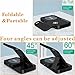 Suonee Wireless Charging Station For Samsung, 3 in 1 wireless Charger Stand for Samsung Galaxy S25 S24 Ultra S23 S22 Note 20 Z Fold 7/6 - Wireless Charger Station For Samsung Galaxy Watch 8 7 6 5 Buds