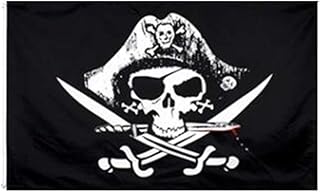 Stormflagchina manufacturer Dead Men's Chest Flags 3x5ft(90cmx150cm) Polyester Pongee 60g with Eyelets and Double Stitched