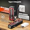 AMPCOM Rechargeable Tone Generator and Probe Kit, Wire Tracker & Cable Tracer with NCV Detection, PoE-Safe RJ45/RJ11 Ethernet Tester, USB-C Charging - Flashlight for Cat5/Cat6 Network Cable Testing