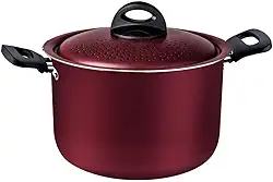 ESPAGUETEIRA 22CM 5,7L LORETO VERMELHO - ALUMINIO COM REVESTIMENTO ANTIADERENTE