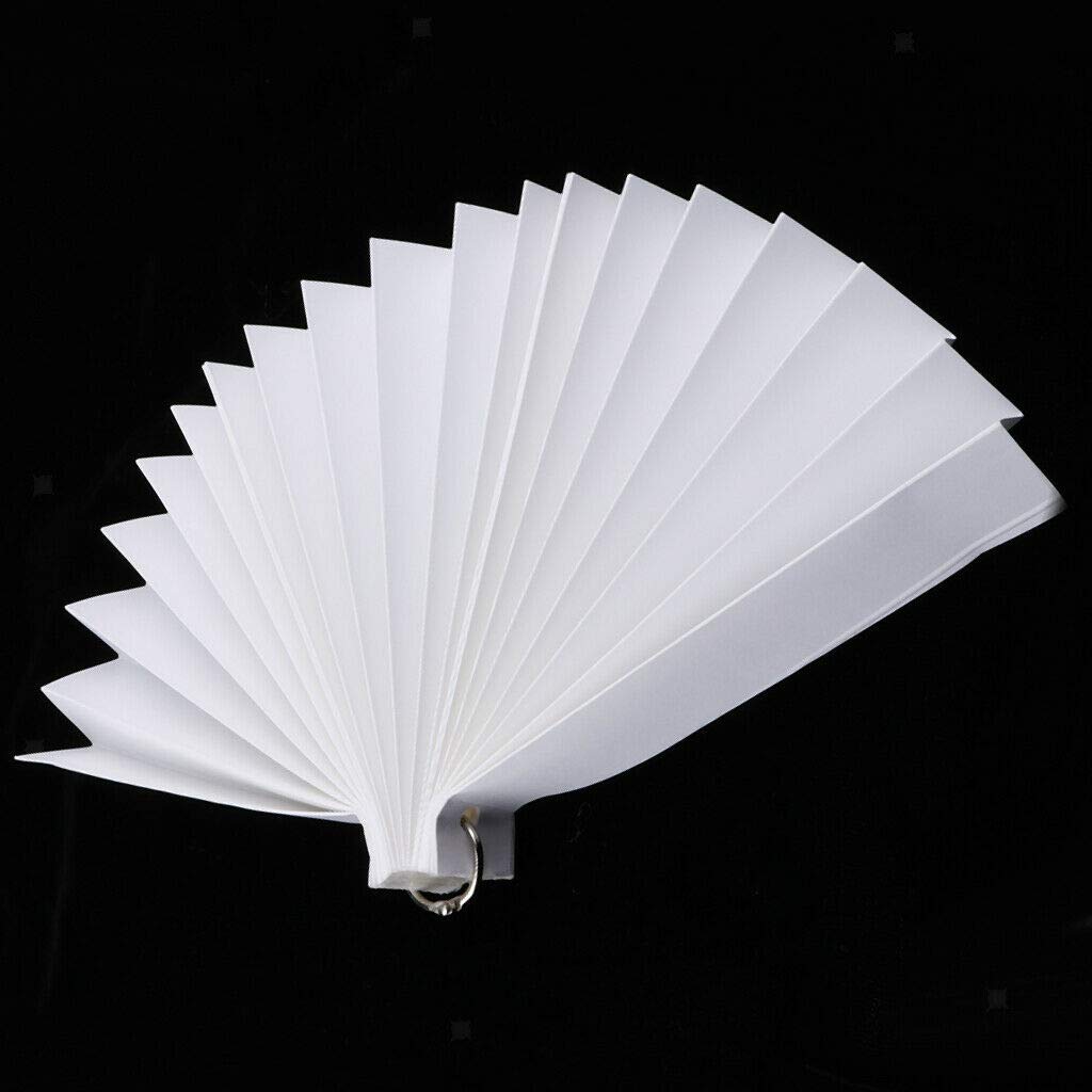 Various Size Paper Folding Hand Fan White Wedding Party