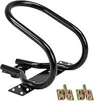 Vista 3 de Mytee Products 7" Motorcycle Wheel Chock Steel for E-Track/X-Track System - Black (2 Pack)