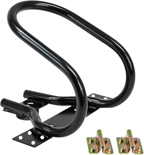 Miniatura 3 de Mytee Products 7" Motorcycle Wheel Chock Steel for E-Track/X-Track System - Black (2 Pack)