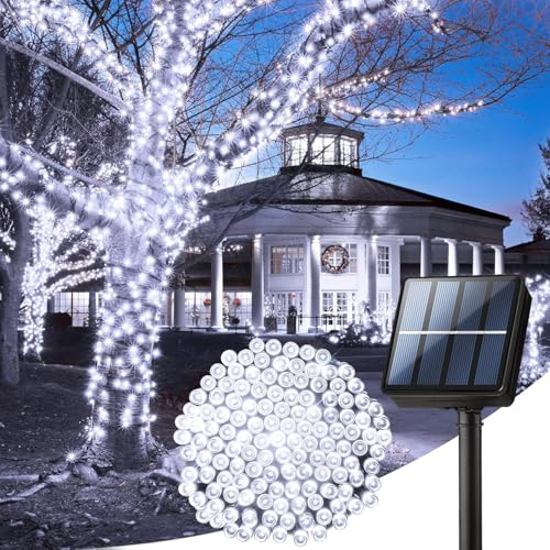 DAHAN 32 m 300 LED Cadena Luces Solares al Aire Libre, Impermeables IP65, 8 Modos Luces Solares para Patio, Jardín,...
