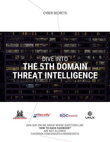 Dive Into the 5th Domain: Threat Intelligence: Cyber Secrets 2 (English Edition) - Martin, Jeremy