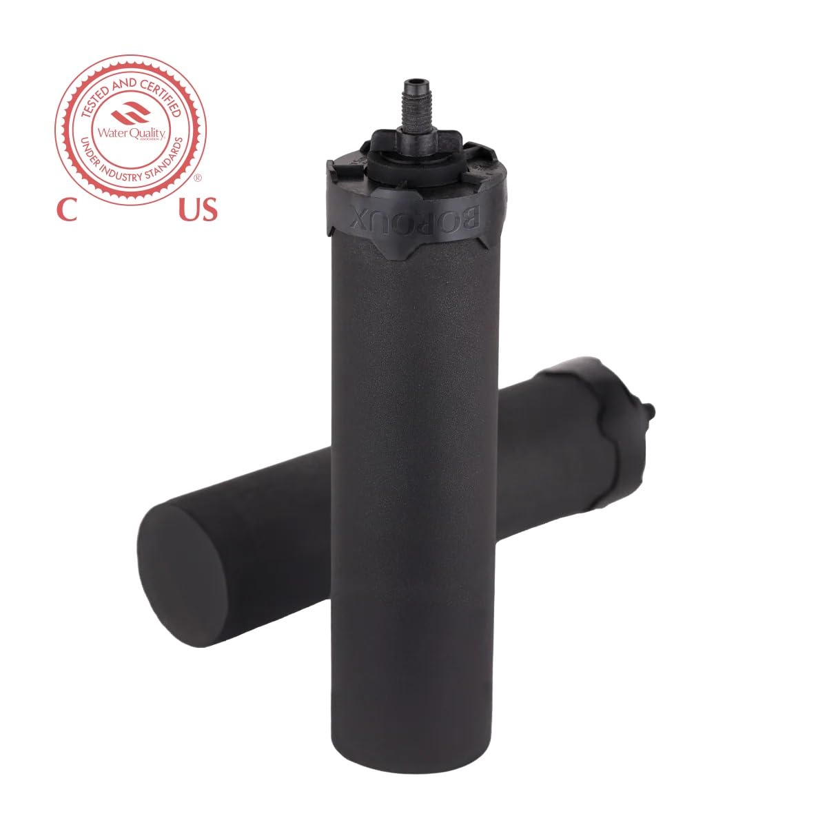 Boroux Foundation Schwarze Wasserfilter für Schwerkraft-Wassersysteme (2er Set)