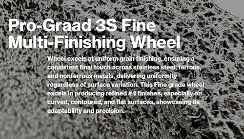 Image of Multi-Finishing Wheel 6 inch x 2 inch x 1 inch, 3S Fine, 13640