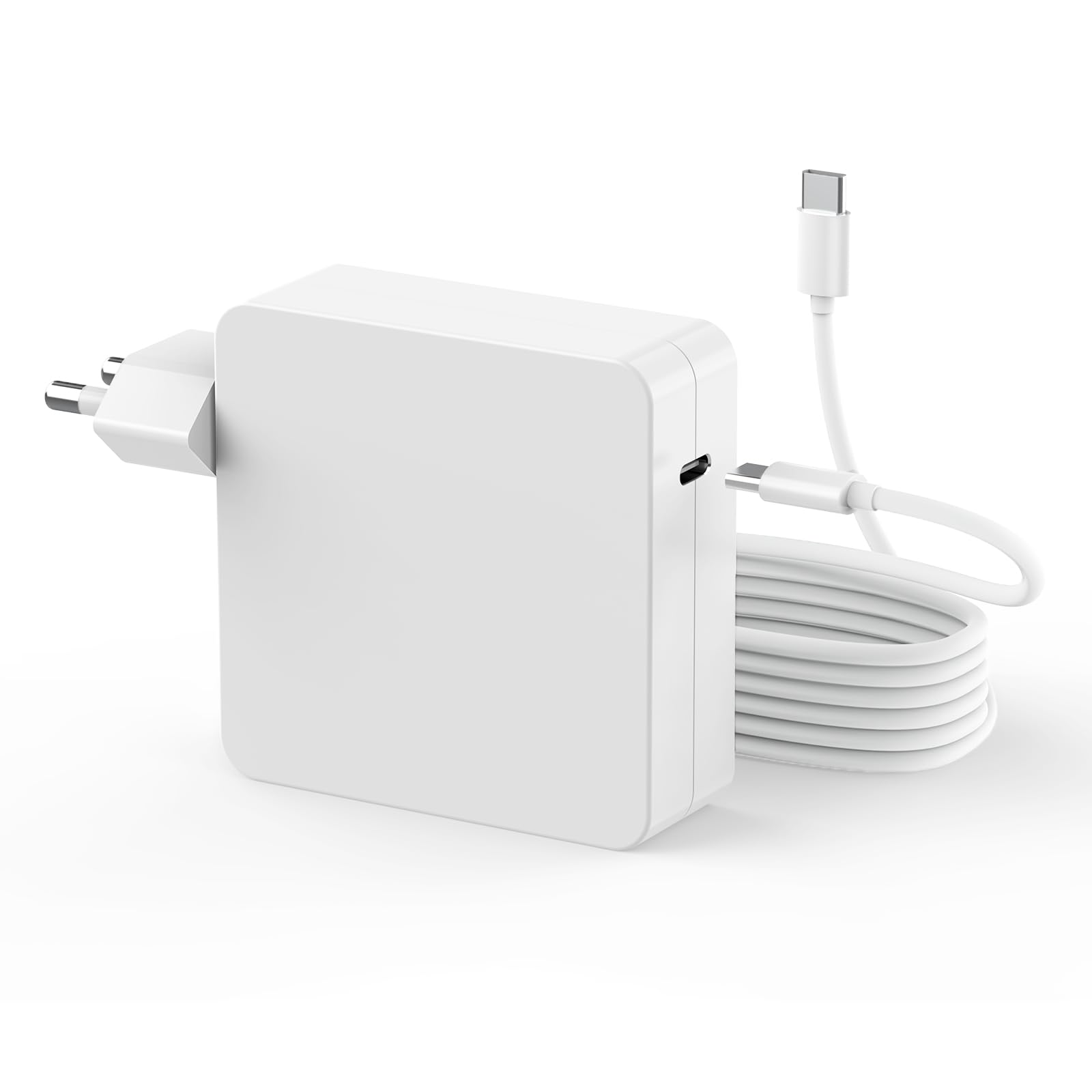 96W USB C Caricatore, Laptop Ricarica Caricabatterie, Adattatore di Tipo C Alimentazione per Mac Book Air/Pro 16'' /15/14/13 pollici, per iPad Pro 2024/2022/2021/2019/2018, Con Cavo di Type-C 2M