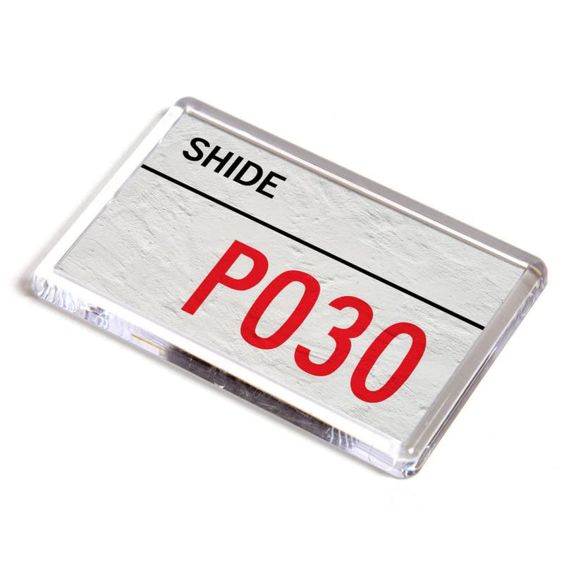 FRIDGE MAGNET - Shide PO30 - UK Postcode