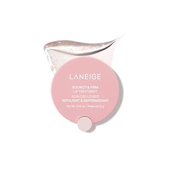 LANEIGE Bouncy & Firm Lip Treatment Plumping & Firming Lip Care with Peony & Collagen Complex, Ceramide Capsules, 5D Hyaluronic Acid for Hydration