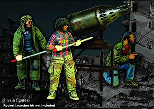 Kit de Modelo Resina 1:35 Figuras Modernas 3 Hombres miniatura 1
