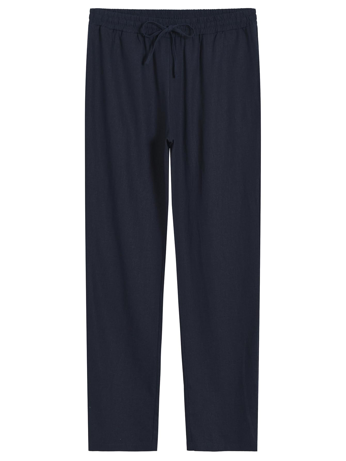 Weintee Women's 34" Inseam Tall Linen Pants with Pockets