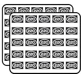 220 Area Code Sticker Ohio Newark City Pride Love Sticker for Scrapbooking, Calendars, Arts, Kids DIY Crafts, Album, Bullet Journals 50 Pack
