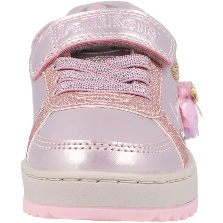 Mille Stelle Rosa Shoes with Embroidered Teddy and Glitter for Girls2