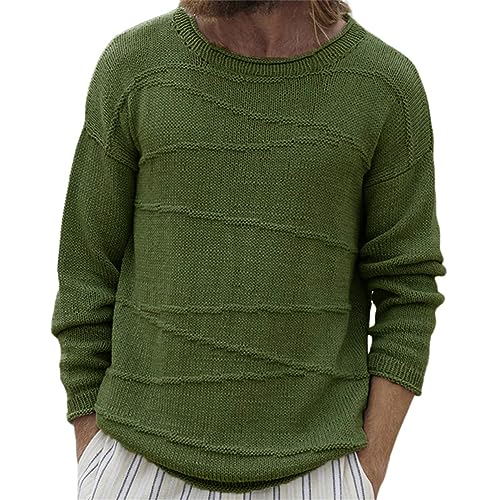 Pull en tricot col rond pour homme coupe slim Onsoyours