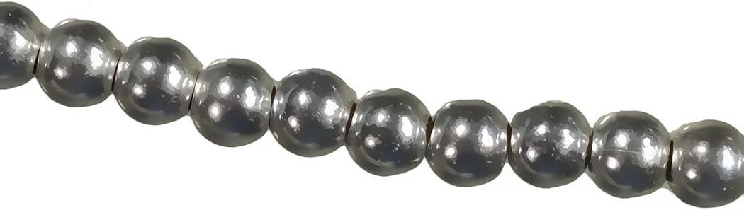 uGems 5mm Sterling Silver Bead with .060" Hole (36)