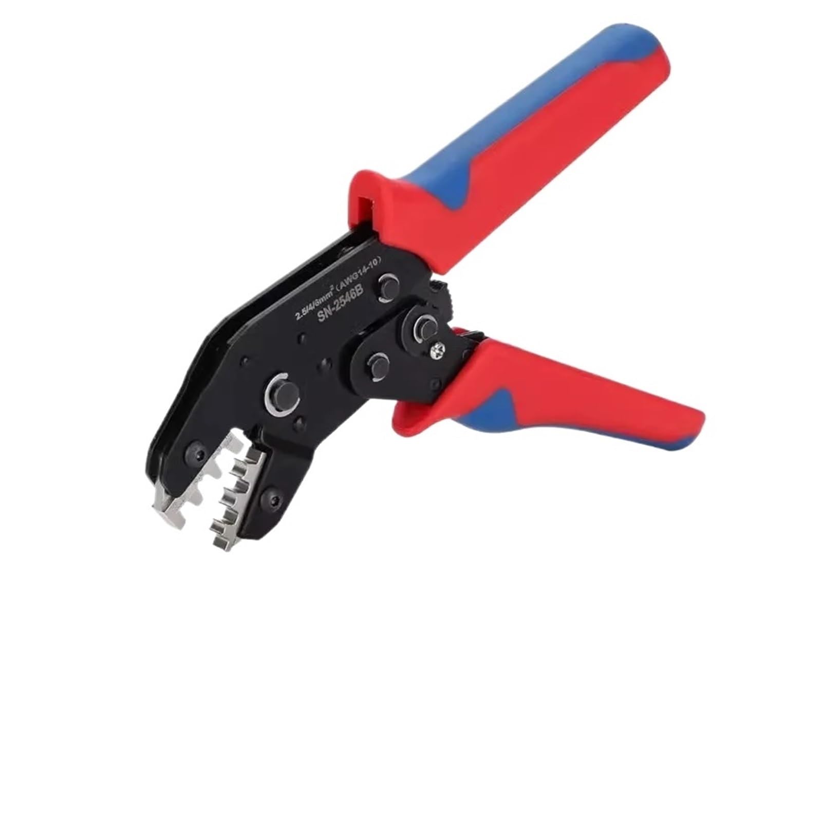 Kvkitklw Sn-2546B Mini Kit Sn-2546B Solar Photovoltaic Wire Crimping Plier 2.5/4/6Mm² Solar Connectors Solar Panel Pv Cable Wire Crimper Clamp Tool Kit(Sn-2546B Mini Kit)
