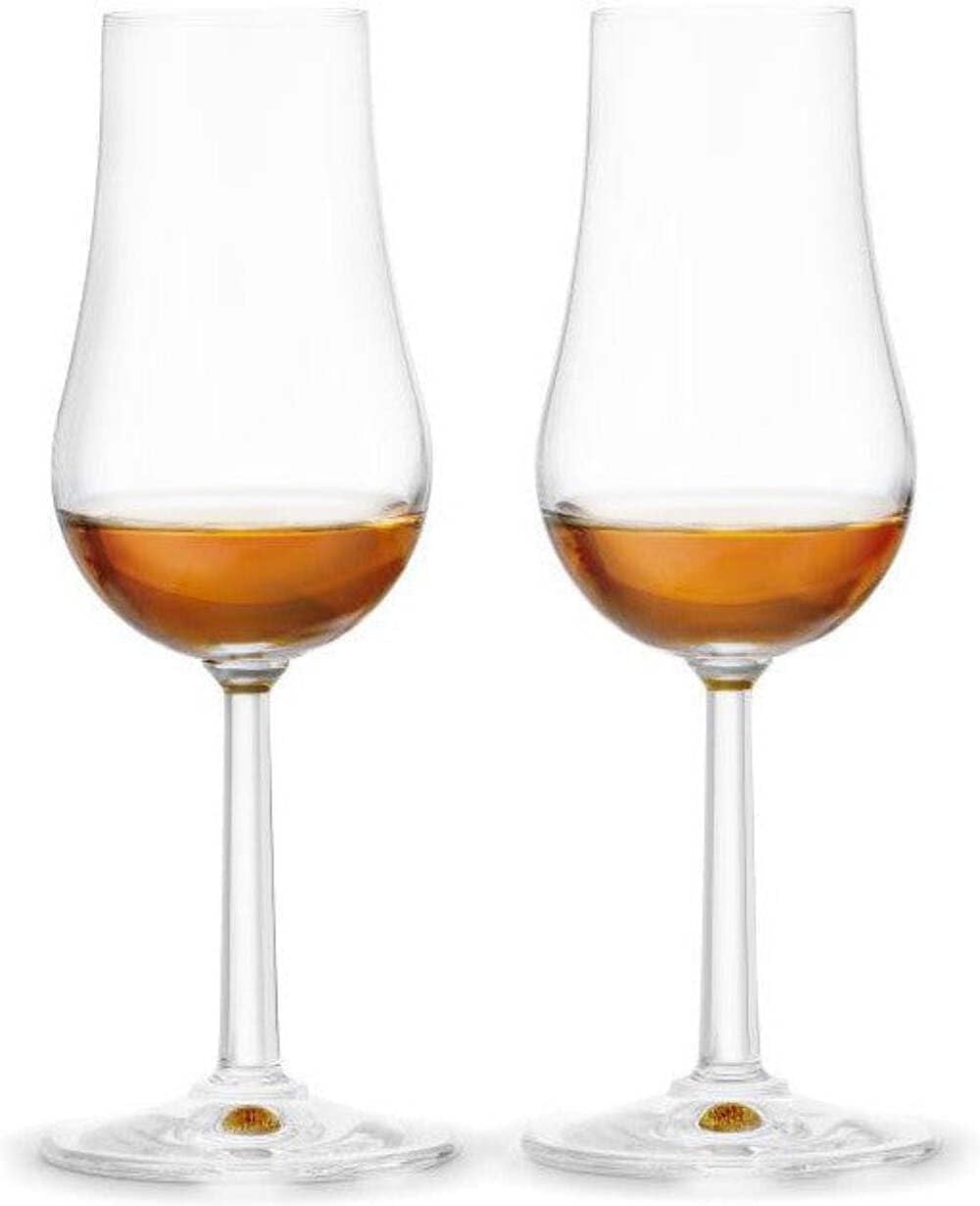 Rosendahl Grand Cru Spirit Glass, Clear, 4.5"H x 2.8"D, 8.1 oz, Set of 2, Gift Box Included